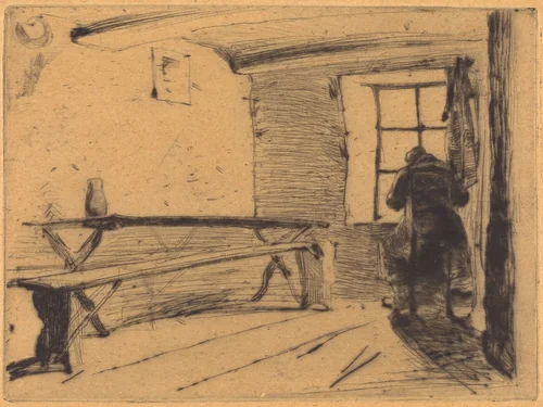 The Miser by James McNeill Whistler, print, 1861