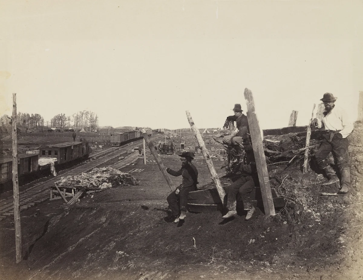 Manassas Junction by Alexander Gardner, photograph, 1862