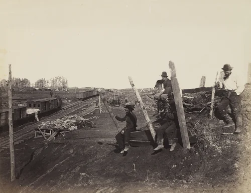 Manassas Junction by Alexander Gardner, photograph, 1862
