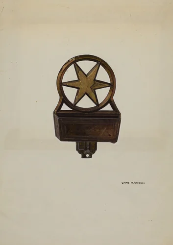 Match Holder by Chris Makrenos, index of american design, 1939