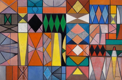 Luciérnaga (Firefly) by Rafael Soriano, painting, 1955