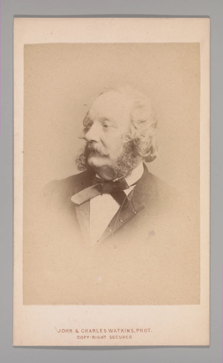 [George Edwards Hering] by John and Charles Watkins, photograph, 1860-1869