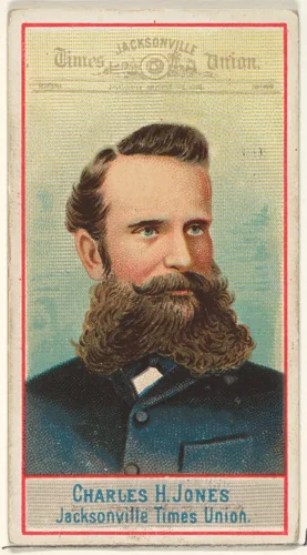 Charles H. Jones, Jacksonville Times Union, from the American Editors series (N1) for Allen & Ginter Cigarettes Brands by Allen & Ginter, print, 1887