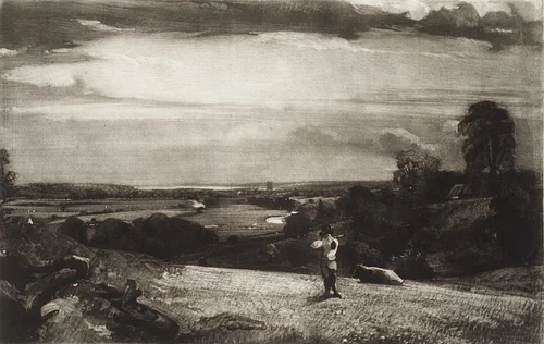 Summer Morning by David Lucas, print, 1825-1835
