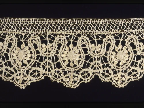 Border by Malta, textile, 1850-1900