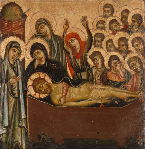 The Deposition and the Entombment by Unknown, painting, 1290