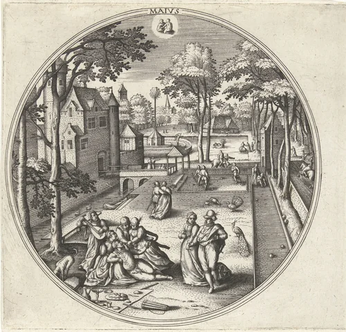 Mei by Adriaen Collaert, print, 1578-1582