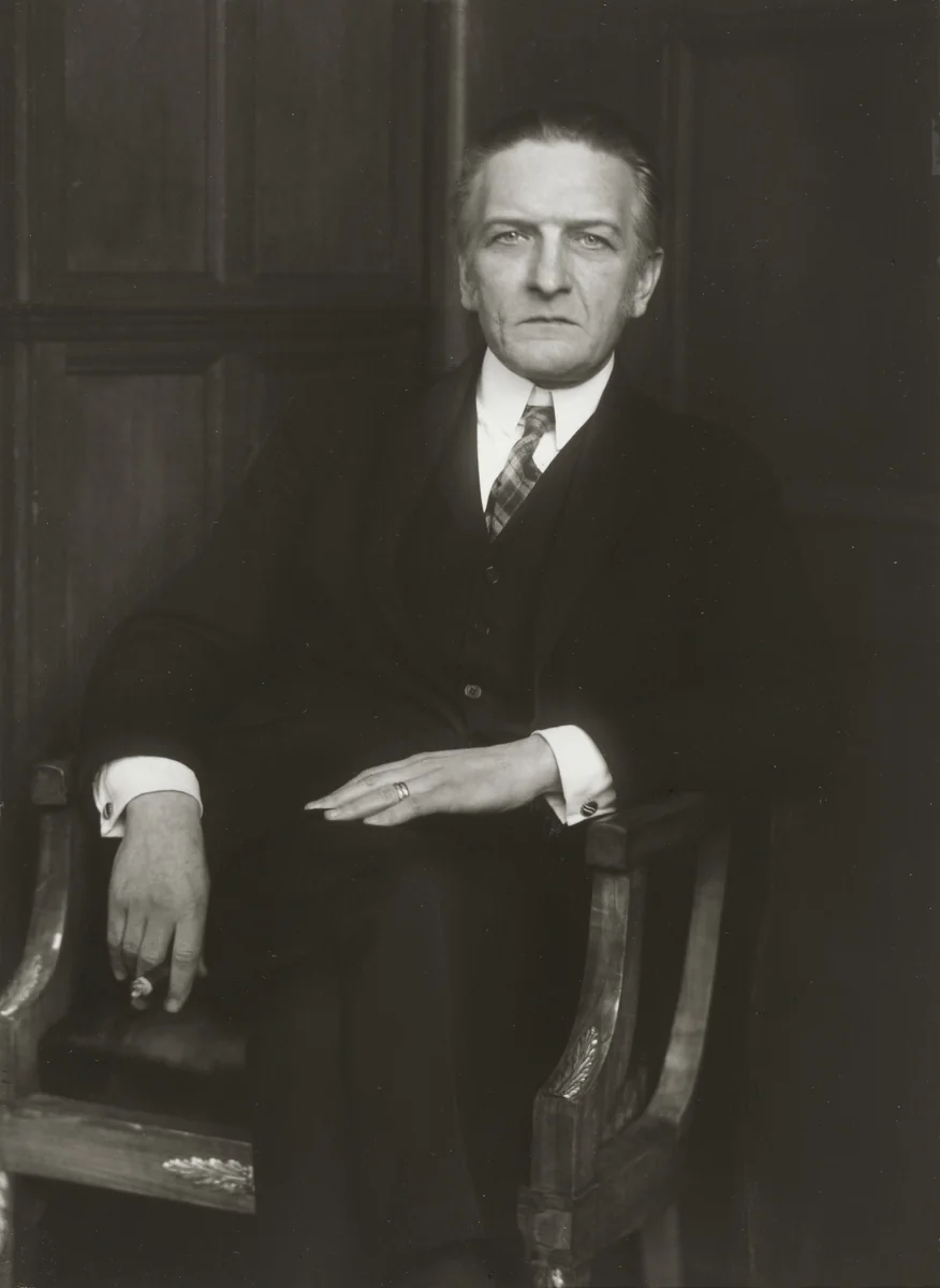 The Art Scholar [Wilhelm Schäfer] by August Sander, photograph, 1926