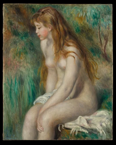 Young Girl Bathing by Auguste Renoir, painting, 1892
