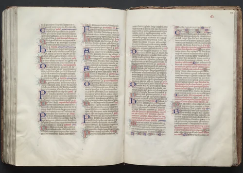 The Gotha Missal: Fol. 141v, Text by Master of the Boqueteaux, book, 1370-1380