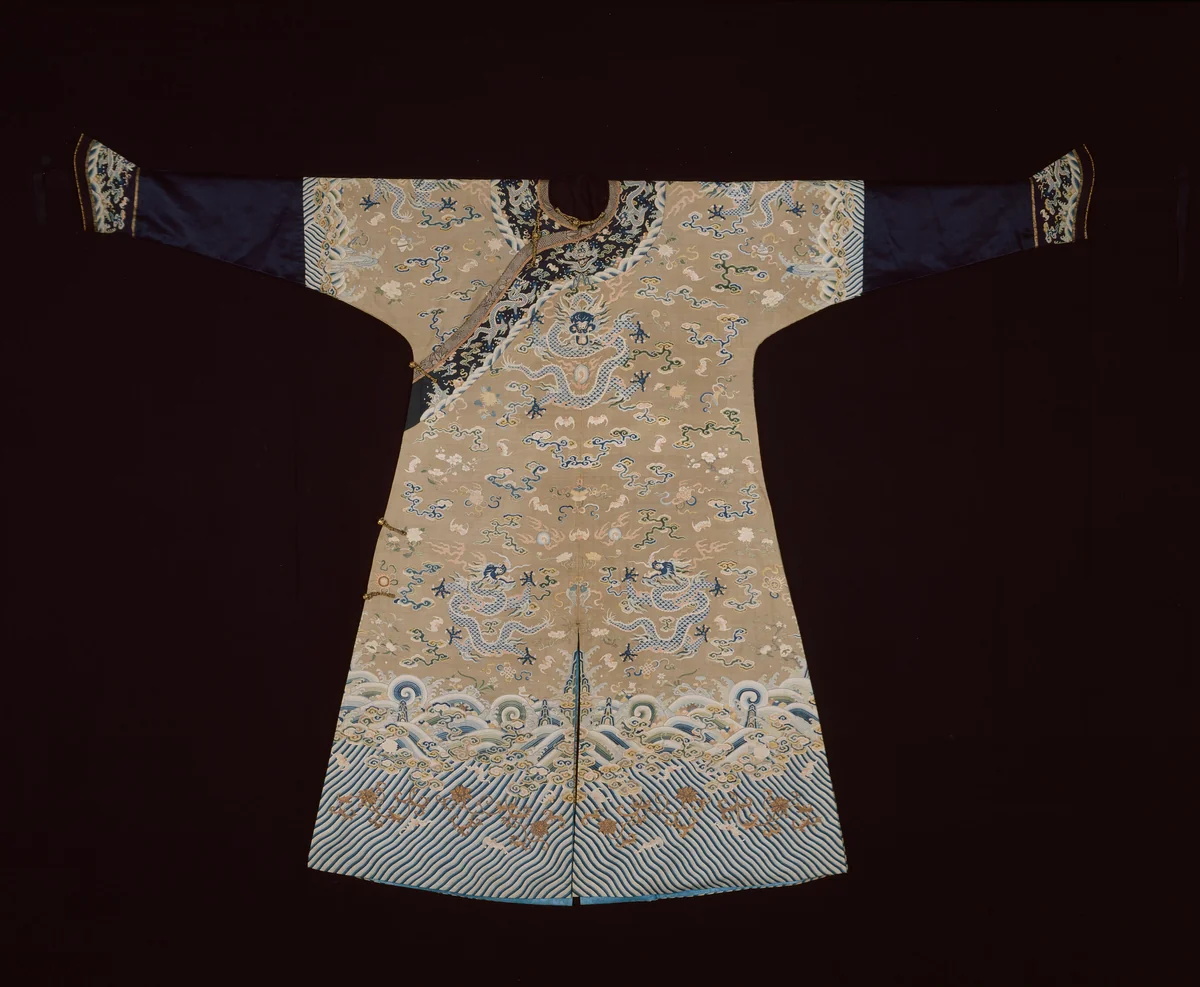 Man's Jifu (Semiformal Court Robe) by Manchu China, textile, 1750-1775