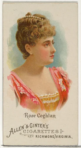 Rose Coghlan, from World's Beauties, Series 1 (N26) for Allen & Ginter Cigarettes by Allen & Ginter, print, 1888