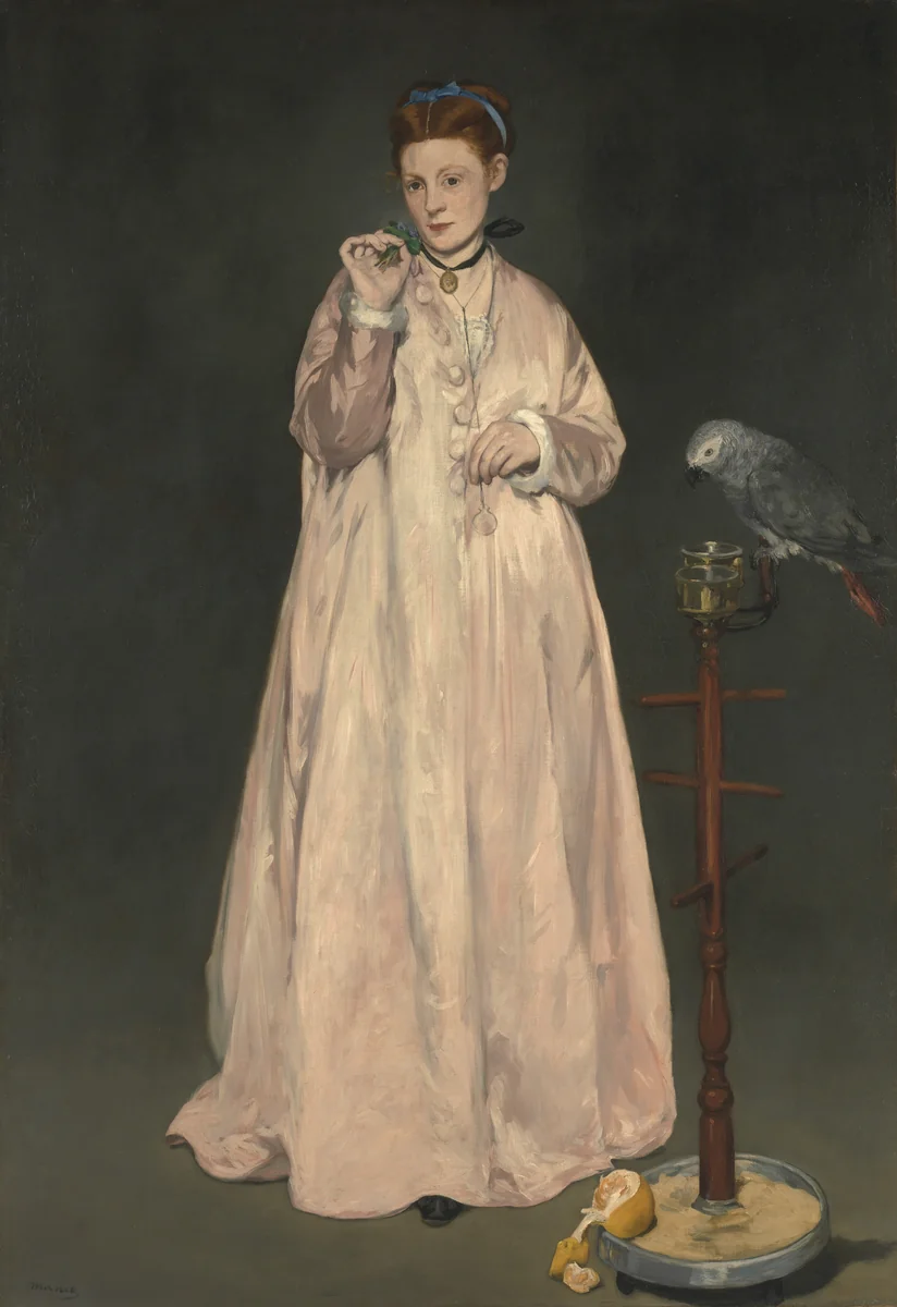 Young Lady in 1866 by Edouard Manet, painting, 1866