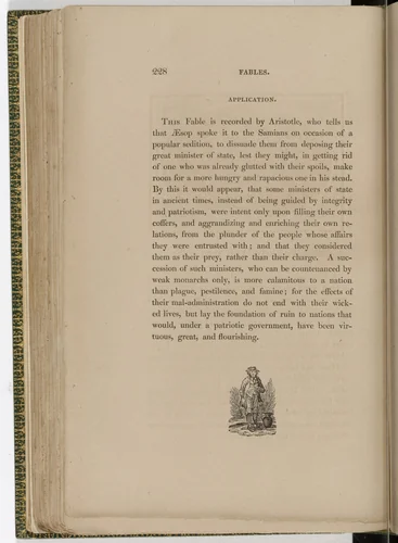 Tailpiece (page 228) from The Fables of Aesop by Thomas Bewick, illustrated book, 1818