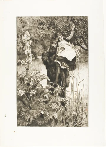 The Widower by James Tissot, print, 1877