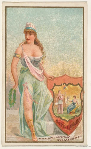 North Carolina, from the Industries of States series (N117) issued by Duke Sons & Co. to promote Honest Long Cut Tobacco by W. Duke, Sons & Co., print, 1889