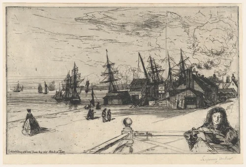 Yacht Tavern, Erith by Sir Francis Seymour Haden, print, 1865