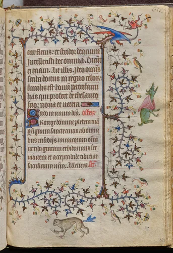 Hours of Charles the Noble, King of Navarre (1361-1425), fol. 320r, Text by Master of the Brussels Initials and Associates, book, 1400-1410