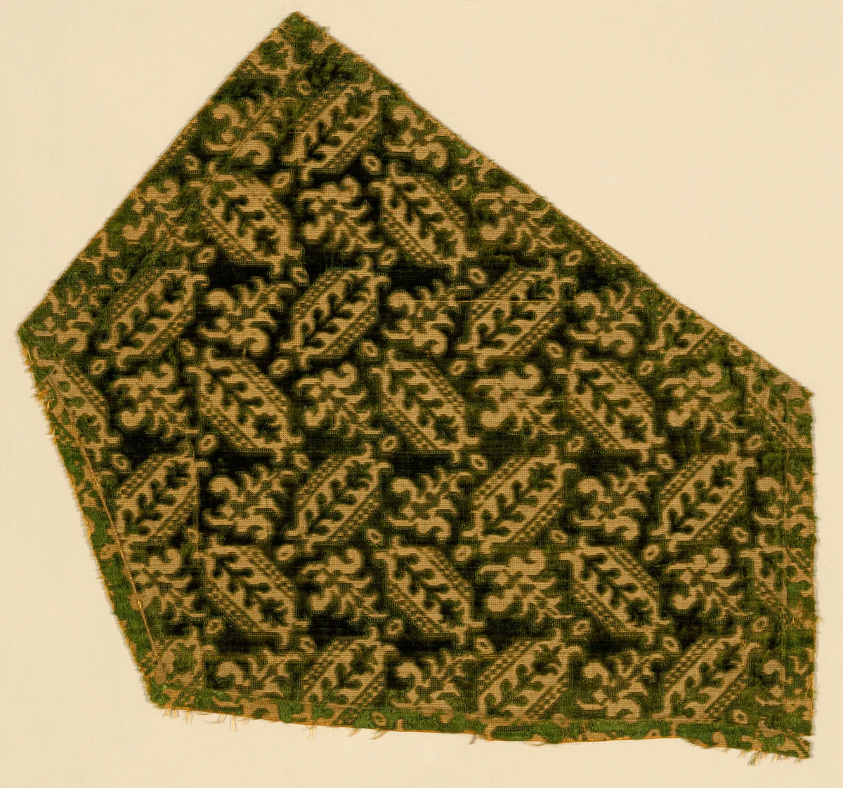 Fragment by Italy, textile, 1601-1635