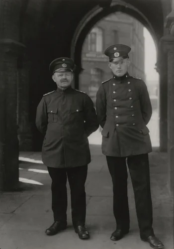 Customs Officers by August Sander, photograph, 1928