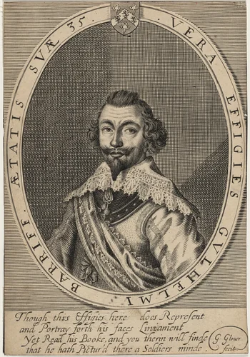William Barriffe by George Glover, print, 1643