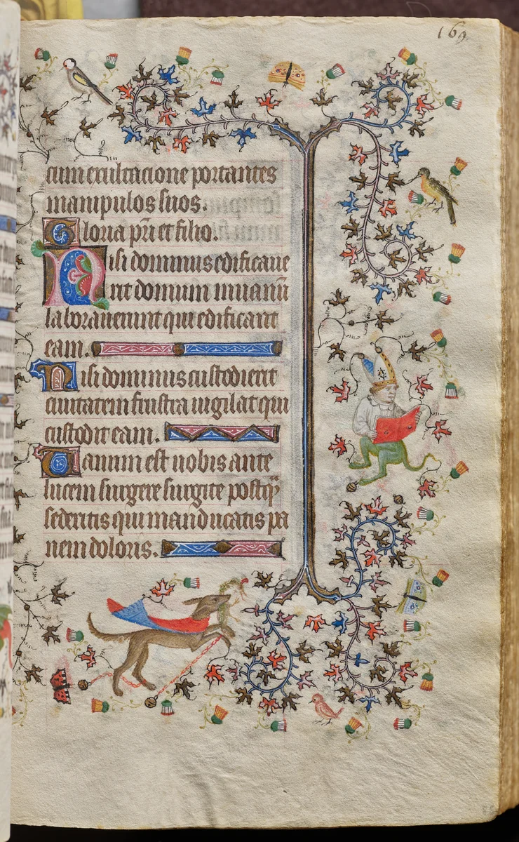Hours of Charles the Noble, King of Navarre (1361-1425): fol. 85r, Text by Master of the Brussels Initials and Associates, book, 1400-1410