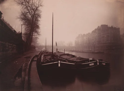 Les Quais by Eugène Atget, photograph, 1923