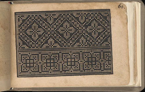 Schön newes Modelbuch (Page 68r) by Sigismundus Latomus, book, 1608