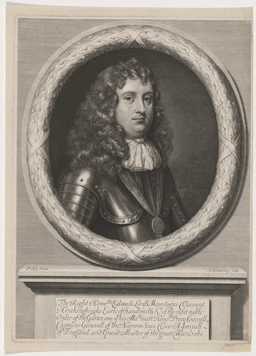 Edward Montagu, First Earl of Sandwich by Abraham Blooteling, print, 1640-1690