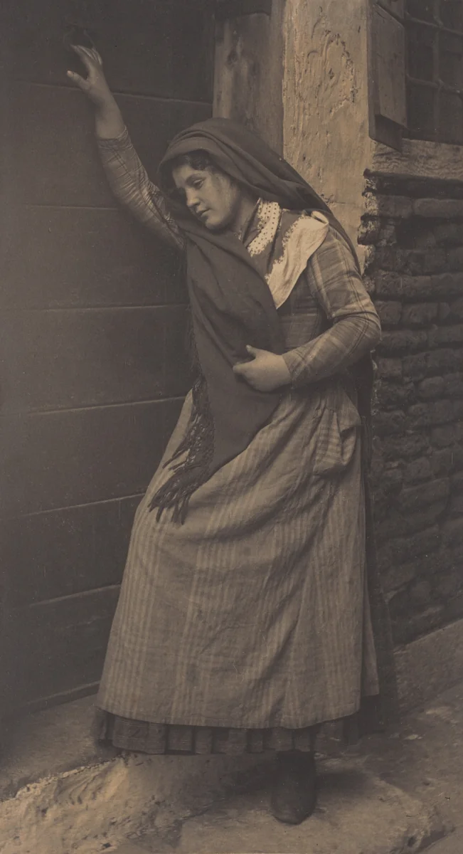 The Wanderer's Return by Alfred Stieglitz, photograph, 1887