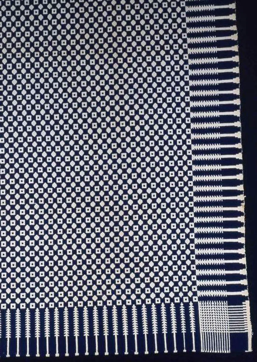 Coverlet by United States, textile, 1820-1839