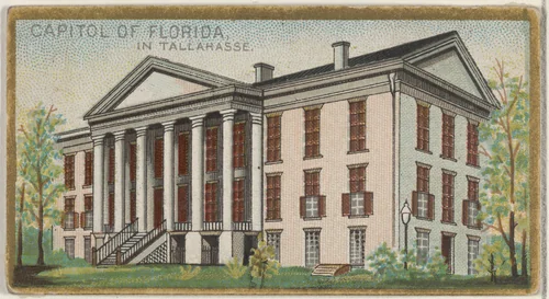 Capitol of Florida in Tallahasse, from the General Government and State Capitol Buildings series (N14) for Allen & Ginter Cigarettes Brands by Allen & Ginter, print, 1889