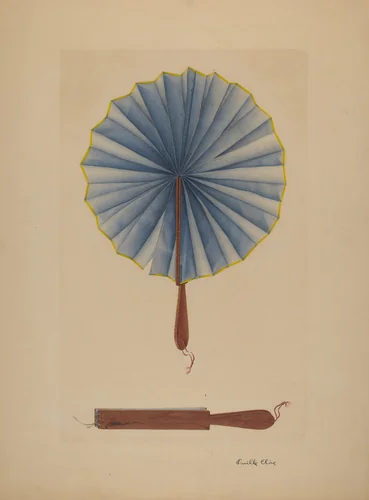 Fan by Orville Cline, index of american design, 1941