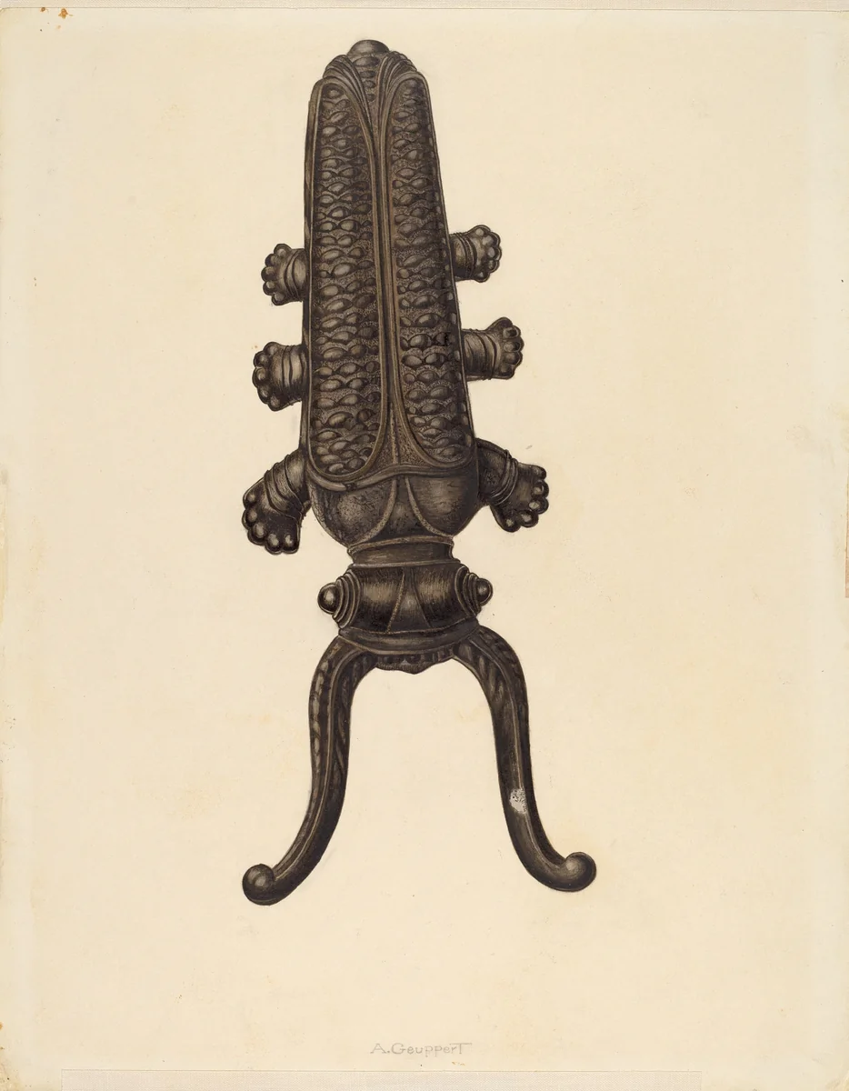 Bootjack by Albert Geuppert, index of american design, 1937