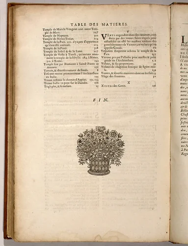 Les Quatre Livres De l'Architecture D'André Palladio. Mis en François. Dans lesquels, aprés un petit Traitté des cing Ordres, avec quelques- vues des plus necéssaires observations pour bien bastir, Il parle de la contructions des maisons particulieres, des grands chemins, des Ponts, des Places publiques, des Xystes, des Basiliques, & des Temples by Roland Fréart, Andrea Palladio, volume, 1650