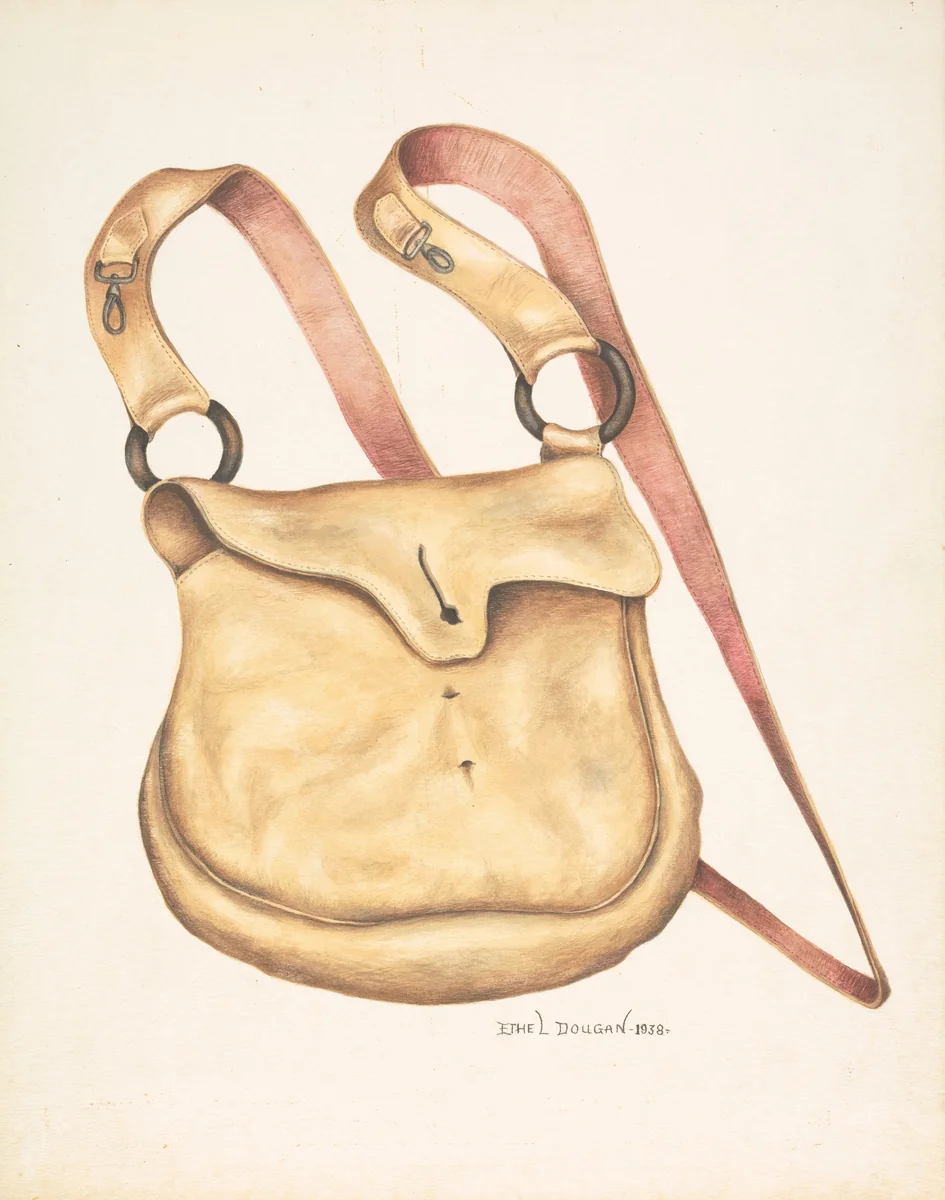 Ammunition Bag by Ethel Dougan, index of american design, 1938
