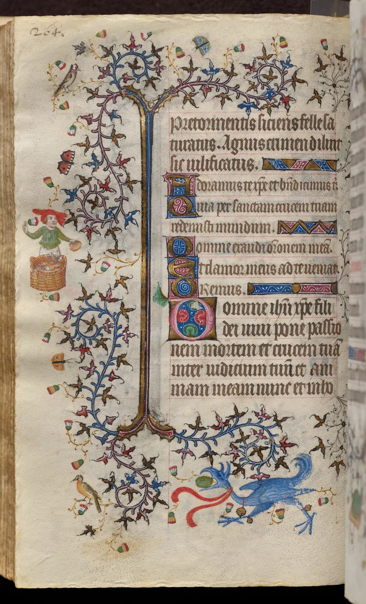 Hours of Charles the Noble, King of Navarre (1361-1425): fol. 132v, Text by Master of the Brussels Initials and Associates, book, 1400-1410