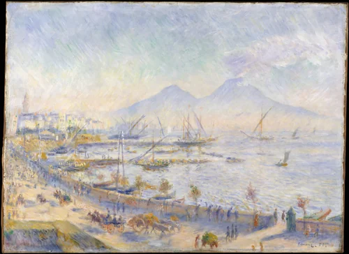 The Bay of Naples by Auguste Renoir, painting, 1881