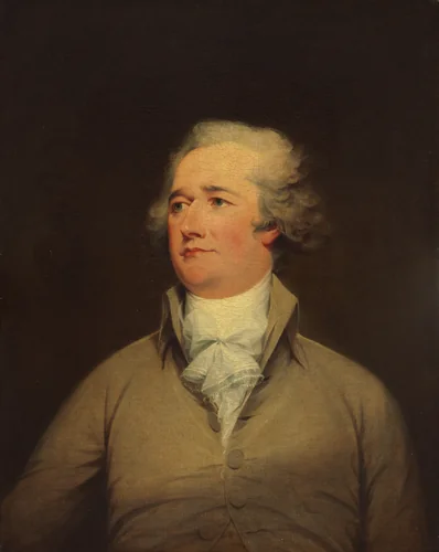 Alexander Hamilton by John Trumbull, painting, 1792