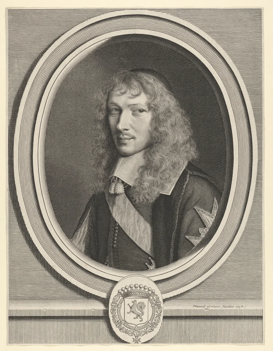 Basile Fouquet by Robert Nanteuil, print, 1658