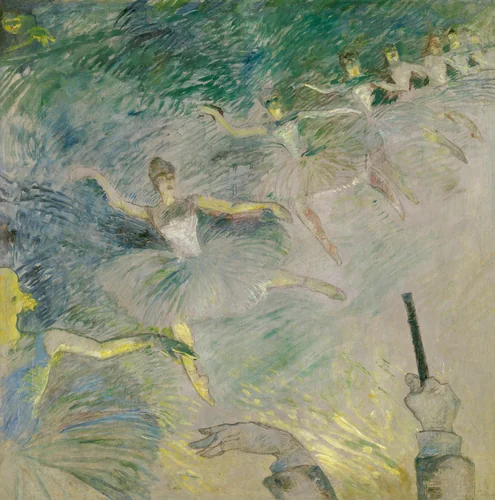Ballet Dancers by Henri de Toulouse-Lautrec, painting, 1885