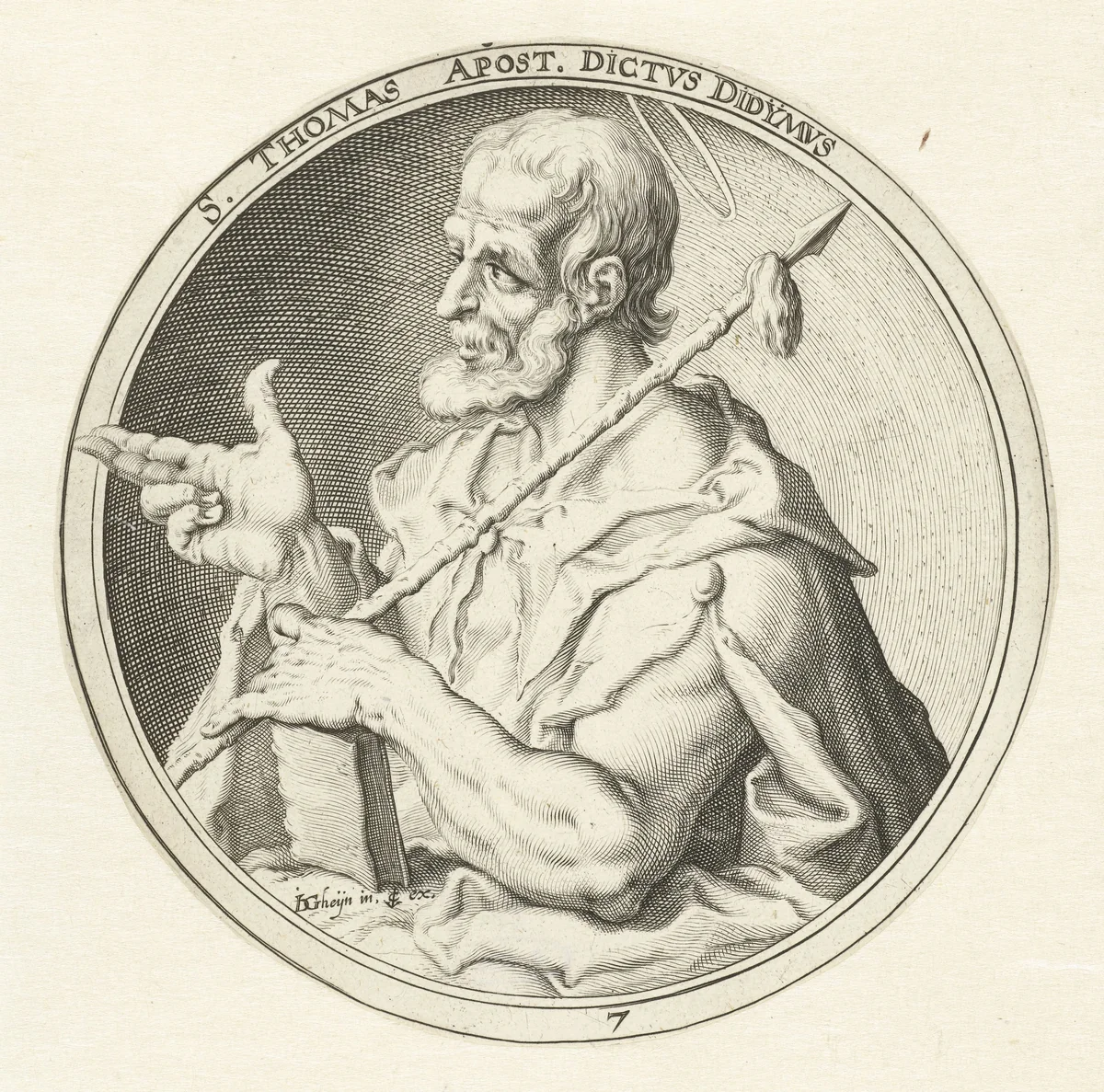 H. Thomas by Zacharias Dolendo, print, 1609-1652