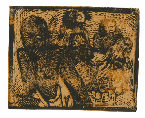 Young Maoris by Paul Gauguin, print, 1896-1897