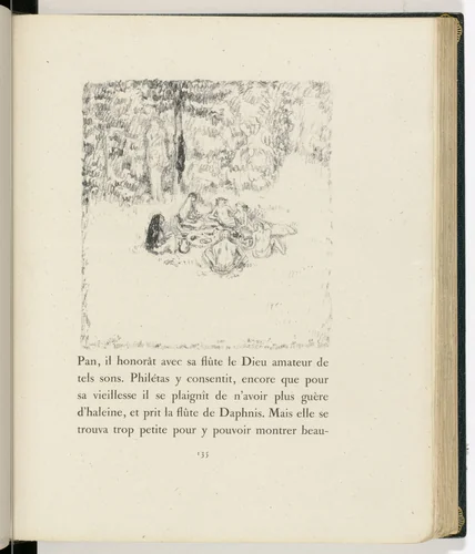 In-text plate (page 135) from Daphnis et Chloé by Pierre Bonnard, illustrated book, 1902