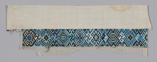 Woman's Sleeve Band by Han-Chinese, textile, 1875-1900