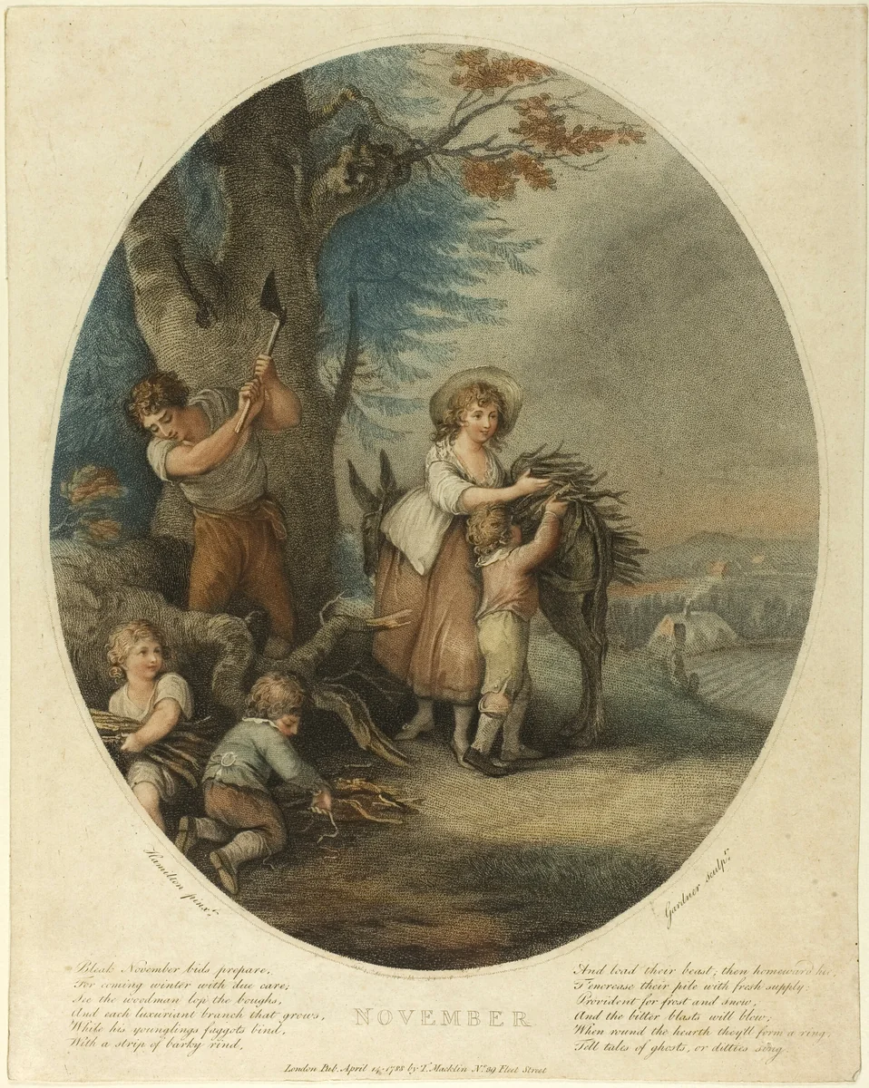 November by William Nelson Gardiner, print, 1788
