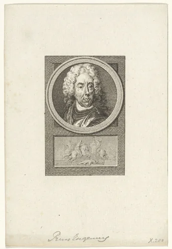 Portret van Eugenius van Savoye by Reinier Vinkeles, print, 1783-1795