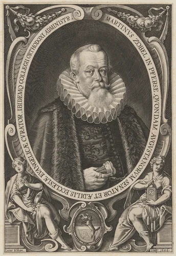 Martin Zobel by Lucas Kilian, print, 1626