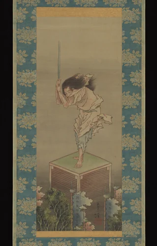 Sword Dancer by Katsushika Hokusai (葛飾 北斎), painting, 1800-1849