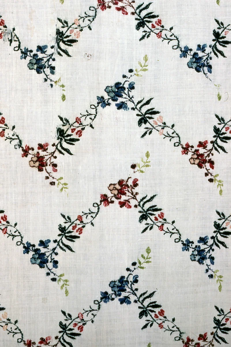 Panel by France, Normandy, textile, 1701-1800